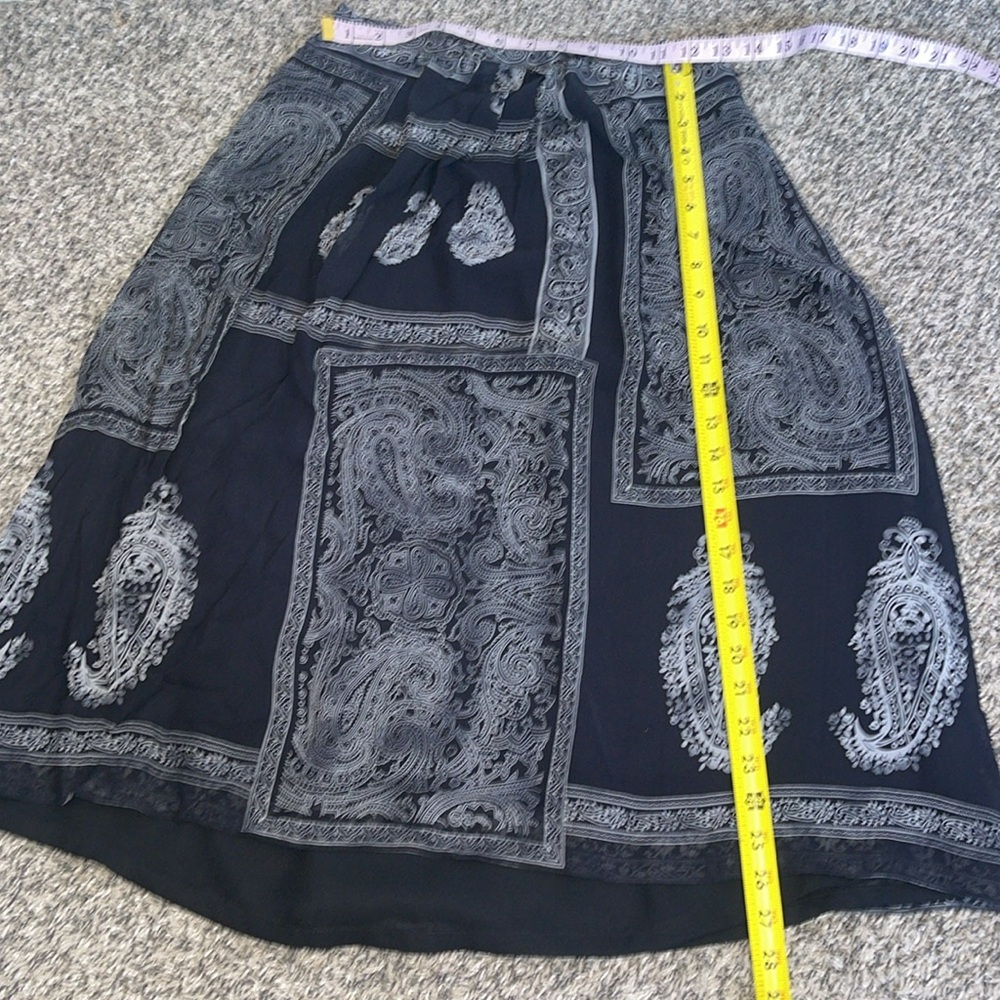 Womens Alfani Black Gray Skirt size 6